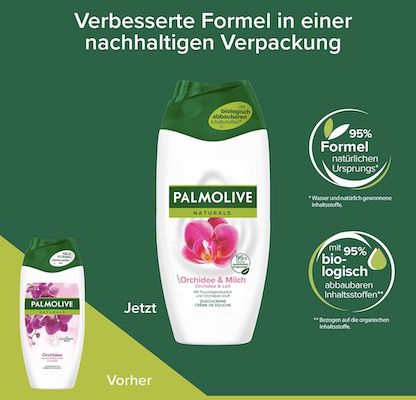 6x Palmolive Duschgel Naturals Orchidee & Milch ab 5,34€ (statt 8€)