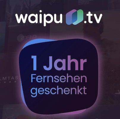 🔥 12 Monate waipu.tv (mit Pay-TV) inkl. 4K Stick für einmalig 59,99€ (statt 211€)