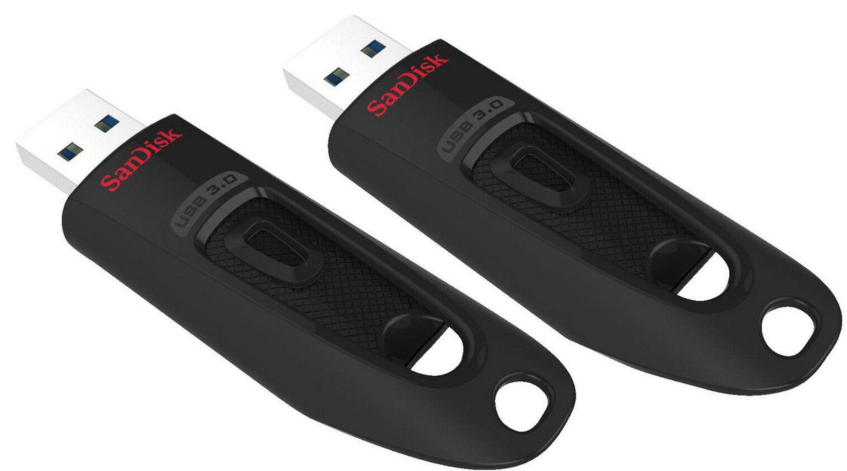 2 er Pack Sandisk Ultra USB Flash Laufwerk 64GB für 11€ (statt 15€)