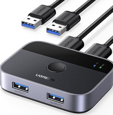 UGREEN USB 3.0 Switch mit 2x USB-A inkl. 2 Kabel für 19,99€ (statt 30€)