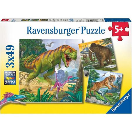 Ravensburger Kinderpuzzle Herrscher der Urzeit mit 3&#215;49 Teilen für 8,79€ (statt 13€)