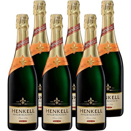 6 x Henkell Sekt Halbtrocken, 0,75L ab 26,60€ (statt 35€)