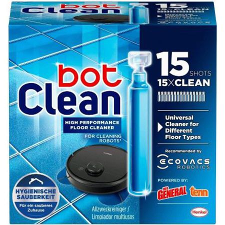 15er Pack Bot Clean Bodenreiniger Flüssigkeit für Wischroboter für 14,49€ (statt 18€)