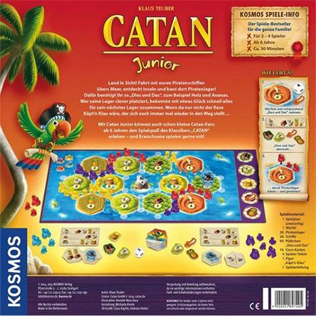 Kosmos Catan Junior, Brettspiel für 14,99€ (statt 20€)