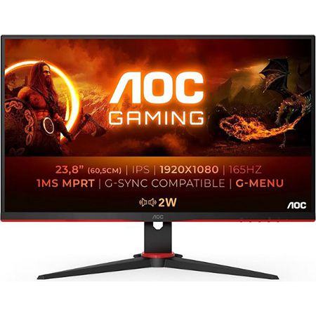 AOC 24G2SPU 24 Zoll FHD Gaming Monitor, 165 Hz, 1 ms für 130€ (statt 145€)