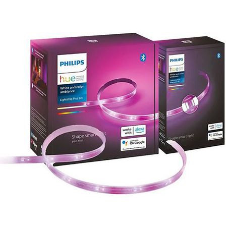 Philips Hue White und Col. Amb. Lightstrip 2m + 1m für 44,99€ (statt 57€)