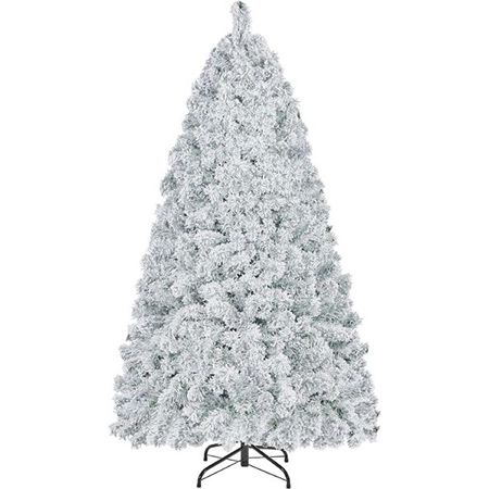 Yaheetech Künstlicher Weihnachtsbaum mit Schnee, 152,5cm für 35,99€ (statt 50€)