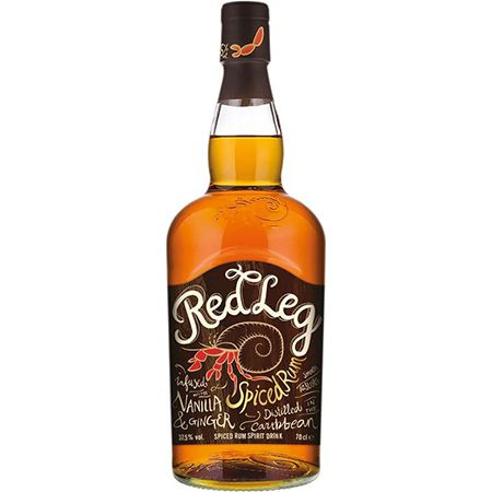Red Leg Spiced Rum aus Jamaika, 0,7L, 37,5% vol. für 21,80€ (statt 24€)