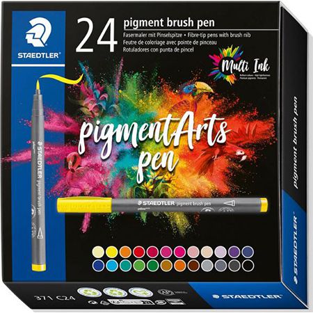 Staedtler Brush Pen Pigment Arts, 24er Pack für 36,20€ (statt 47€)