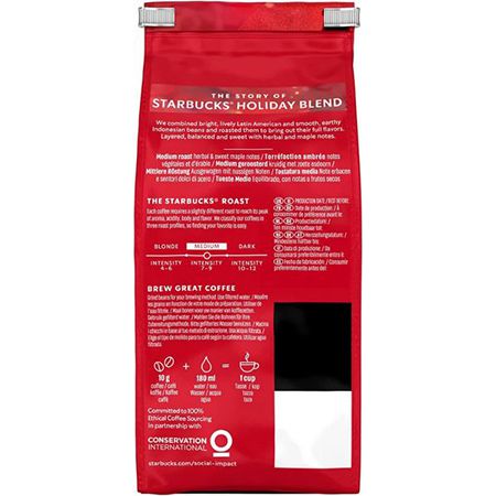 6er Pack Starbucks Holiday Blend Kaffeebohnen für 24,99€ (statt 32€)