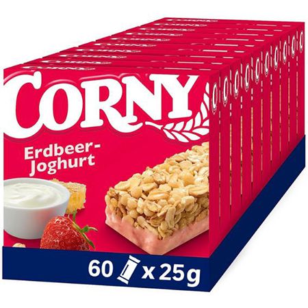 60 x Corny Classic Erdbeer-Joghurt Müsliriegel ab 11,88€ (statt 18€)