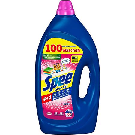 100WL Spee Aktiv Gel Color 4 + 1  Flüssigwaschmittel ab 10,07€ (statt 16€)