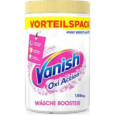 1,65 Kg Vanish Oxi Action Powerweiss Pulver ab 9,51€ (statt 15€)