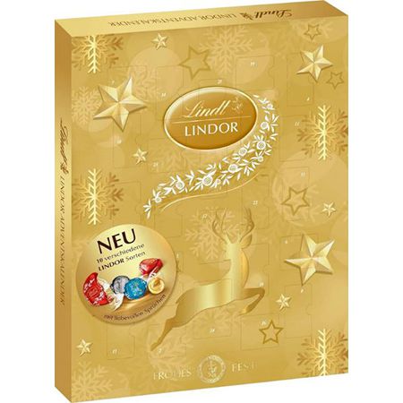 Lindt Weihnachten Lindor Adventskalender 2023 für 16,72€ (statt 23€)