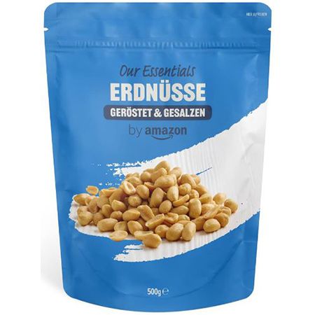 Our Essentials by Amazon Erdnüsse, geröstet & gesalzen, 500g ab 2,40€