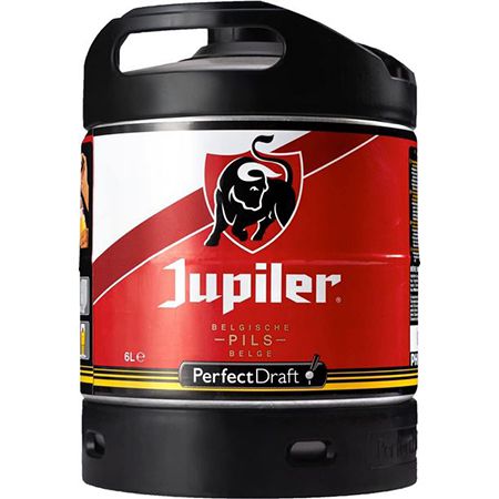 6 Liter Jupiler Pils aus Belgien, Perfect Draft ab 18,99€ (statt 26€)