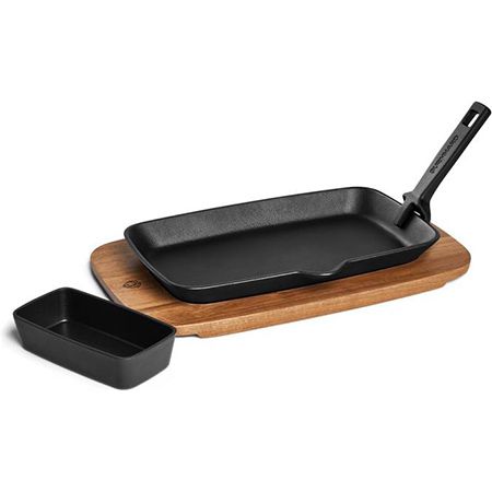Burnhard Fajita-Pfanne aus Gusseisen mit Servierbrett für 26,94€ (statt 42€)