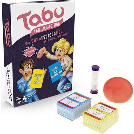 Hasbro Tabu Familien Edition, Familienspiel für 19,99€ (statt 30€)