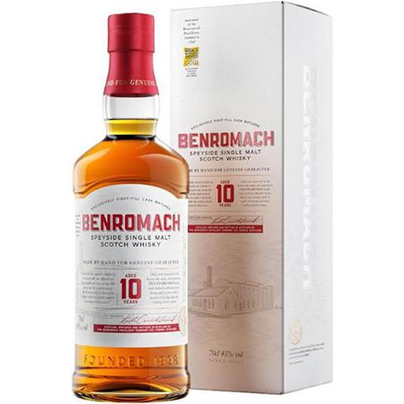Benromach Speyside Single Malt Scotch Whisky, 10 Jahre, 0,7L für 34,99€ (statt 41€)