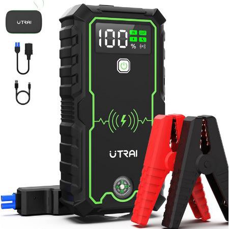 UTRAI JS 1 Starthilfe Powerbank mit 27.000 mAh + 3.600A für 53,99€ (statt 72€)