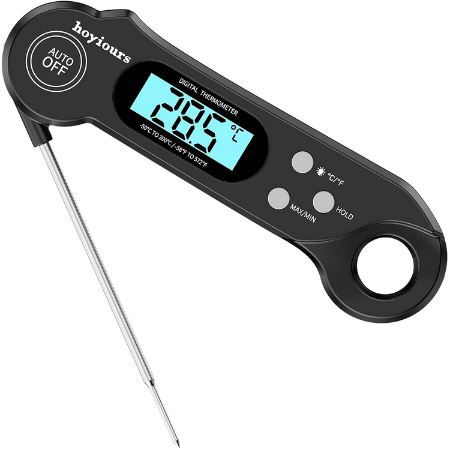 Hoyiours Digitales Faltbares Küchenthermometer mit LCD Display für 5,99€ (statt 13€)