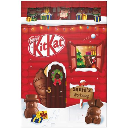 Nestle KitKat Adventskalender mit 3D Effekt, 208g für 9,89€ (statt 15€)