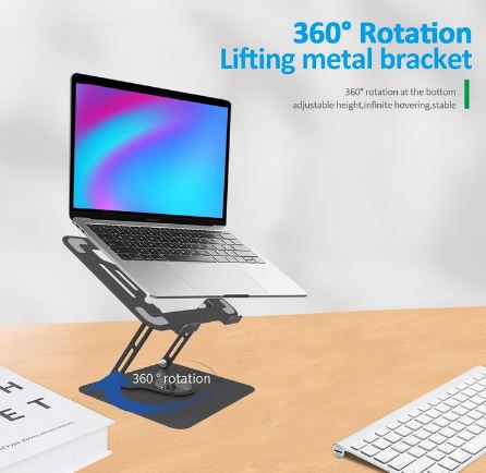 Kitbox 360° Drehbarer Laptop Ständer für 10 16 Zoll für 19,79€ (statt 33€)