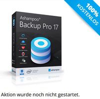 Jetzt verfügbar! Ashampoo® Backup Pro 17 (Vollversion) gratis
