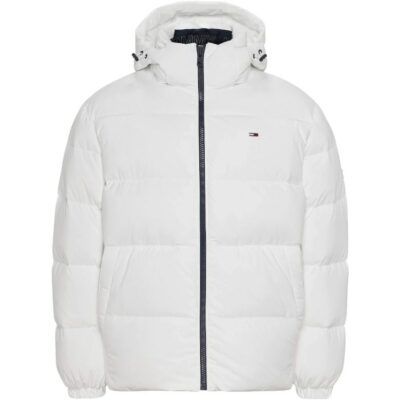 Tommy Jeans Winterjacke TJM Essential Down in Weiß, Blau, Olive & Rot für 114,95€ (statt 140€)