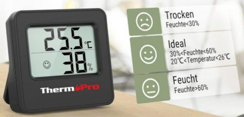 ThermoPro TP157 Mini Hygrometer für 5,60€ (statt 7€)