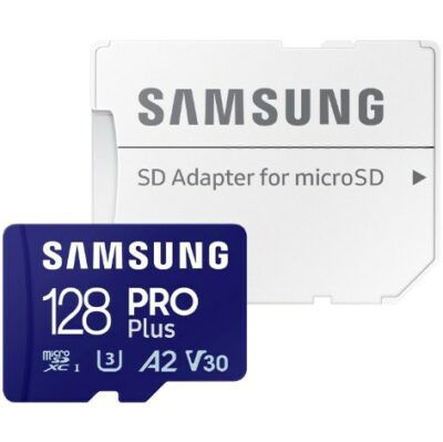Samsung PRO Plus (2023) microSDXC mit 128GB + SD Adapter für 10,86€ (statt 14€)