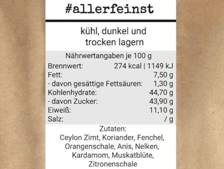 allerFeinst!   Omas Wintergeheimnis Lebkuchengewürz 100g für 6,90€ (statt 9€)