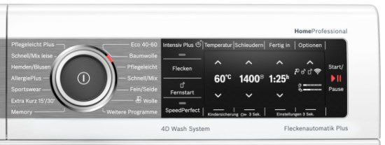 & 770€) für 1400U/Min WAV28G43 Waschmaschine mit Bosch 713,99€ (statt 9kg
