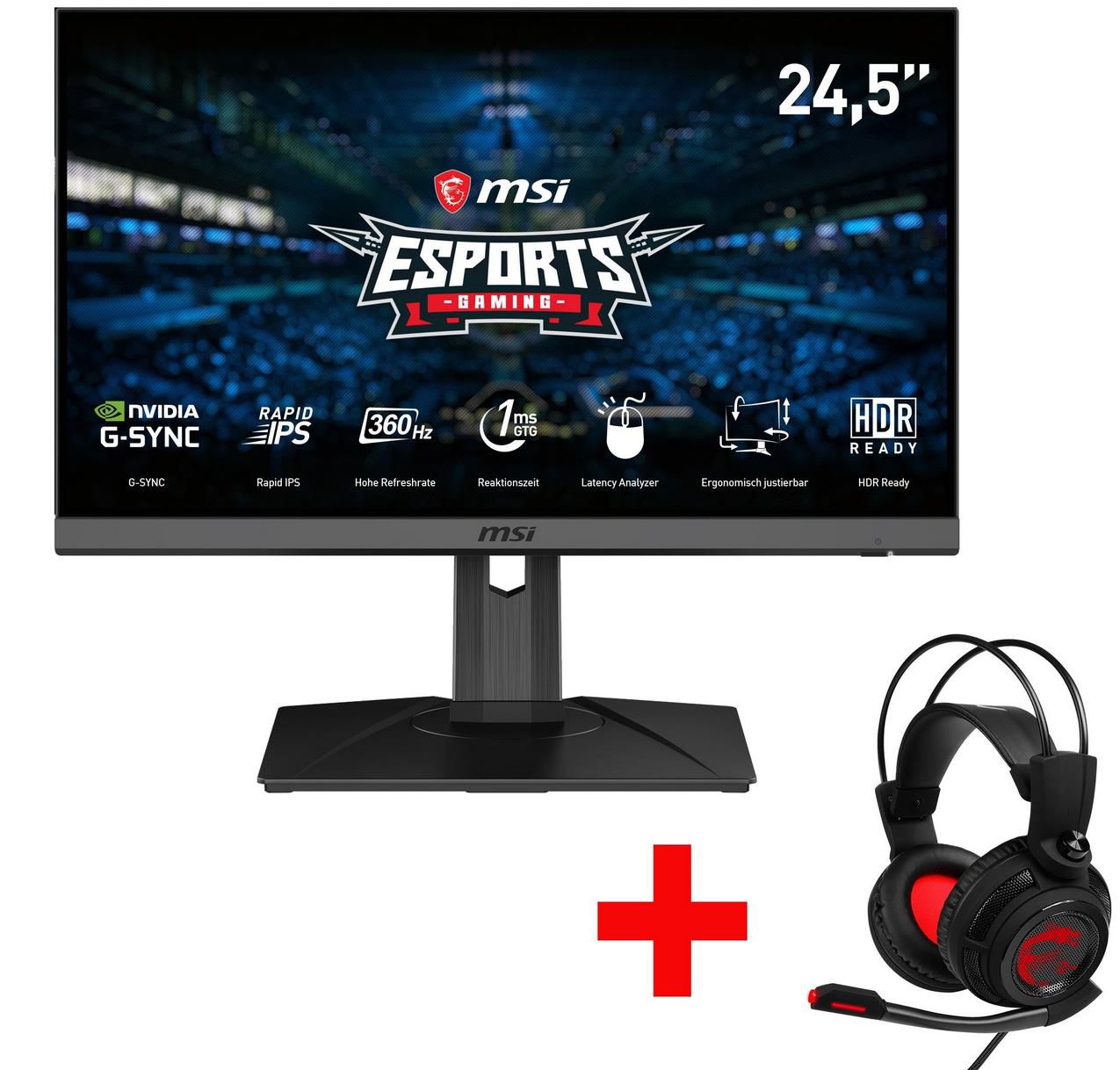 MSI Oculux NXG253RDE 24,5 Zoll FHD Gaming Monitor für 499€ (statt 664€)