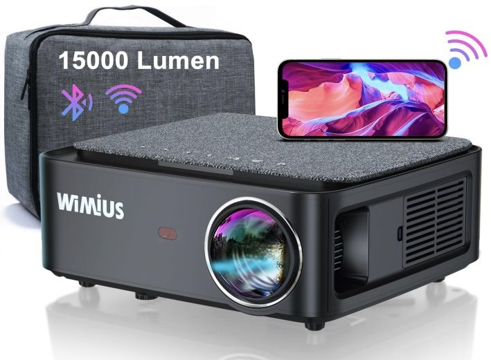 WiMiUS K1 1080p LED Beamer mit 500 ANSI Lumen für 187€ (statt 279€)