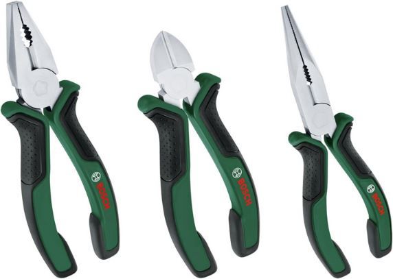 Bosch Zangen Set mit 2 Zangen + 1 Schneider, 3 tlg. für 23,99€ (statt 32€)