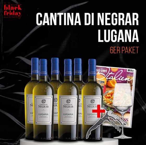 6 Fl. Cantina di Negrar Lugana DOC 2020 + Gratis Zugaben für 52,59€ (statt 72€)