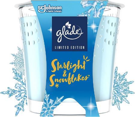 6er Pack Glade (Brise) Duft Kerze im Glas, Starlight & Snowflakes für 20,29€ (statt 24€)