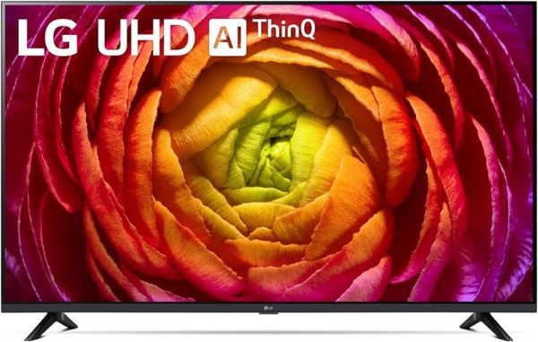 LG 43UR74006LB 43 Zoll 4K UHD Fernseher, HDR, 60Hz für 299€ (statt 350€)