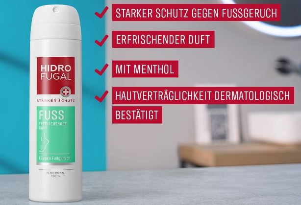 Hidrofugal Fuss Spray mit Menthol, 150 ml ab 2,39€ (statt 3,79€)