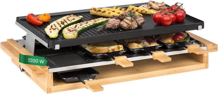 Klarstein Tournedo Raclette Grill mit 1.200 Watt für 49,99€ (statt 71€)