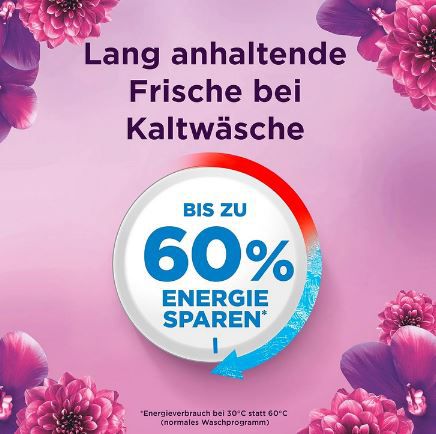 5 Liter Lenor Waschmittel Amethyst Blütentraum, 100WL ab 13,55€ (statt 23€)