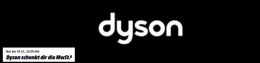Dyson Brandweek: MwSt. (15,966%) geschenkt auf Staubsauger, Luftreiniger und mehr