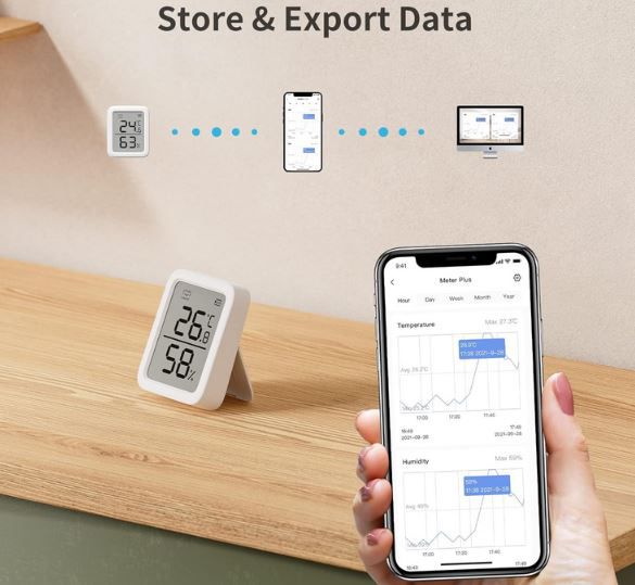 2er Pack SwitchBot Innen Thermo  & Hygrometer für 23,93€ (statt 36€)