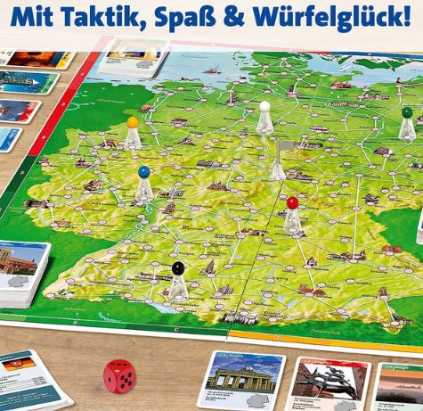 Ravensburger 26492   Deutschlandreise, Gesellschaftsspiel für 22,99€ (statt 30€)