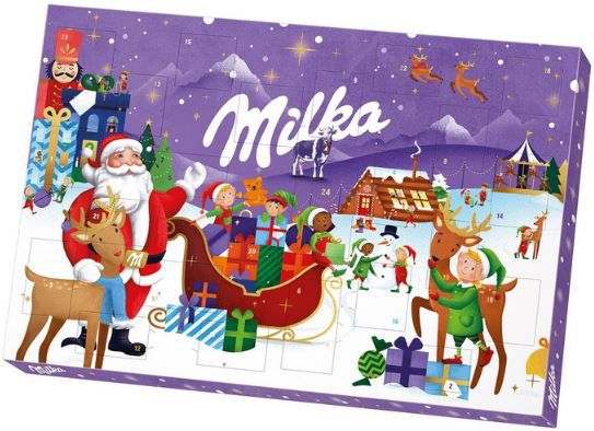 Milka Adventskalender mit Schoko Figuren & Milchcreme für 6,69€ (statt 13€)