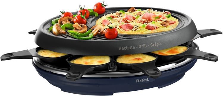 Tefal RE3104 Raclette, Grill und Crepemaker für 37,94€ (statt 60€)