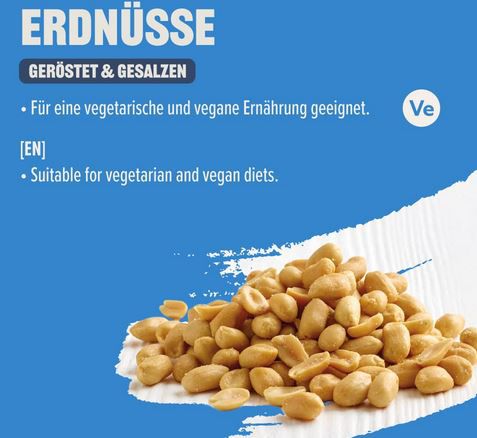 Our Essentials by Amazon Erdnüsse, geröstet & gesalzen, 500g ab 2,40€