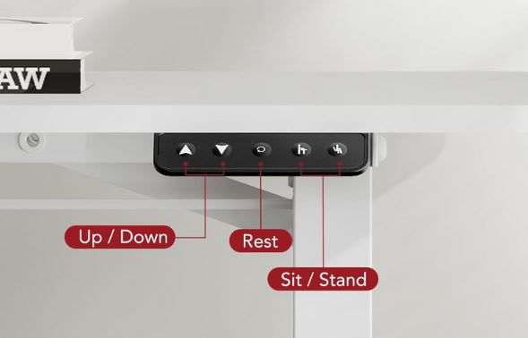 Sanodesk QS1 Höhenverstellbarer Schreibtisch, 140 x 60cm für 127,99€ (statt 140€)