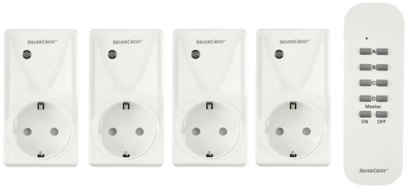 Silvercrest Funkschaltset 5 teilig innen oder 3 teilig außen für 18,94€ (statt 29€)